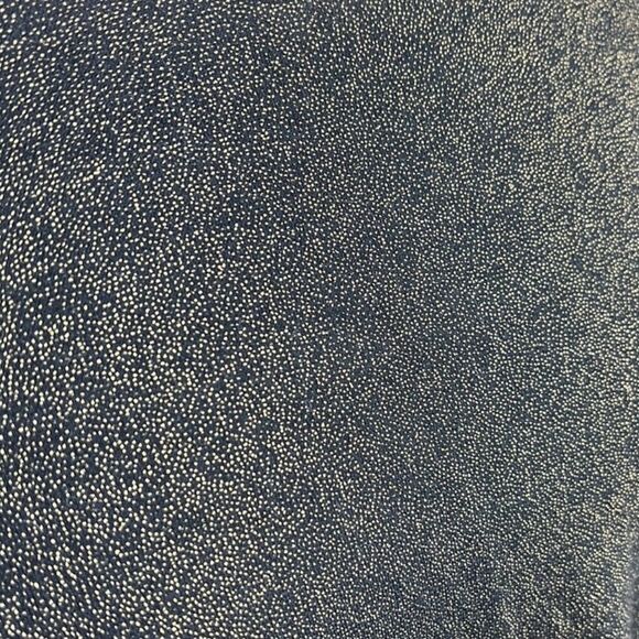 Boston Proper Speckled Metallic Bronze Fan Pleats Cap Sleeve Sheath Dress L - Picture 7 of 11